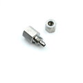 HPA 6  mm straight coupling – screwed sleeve