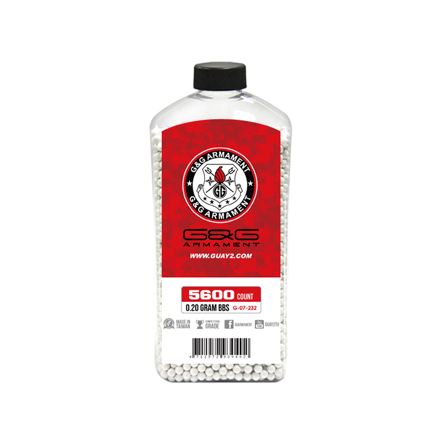 BB kuličky G&G - 0,20g - 5600ks - bílé