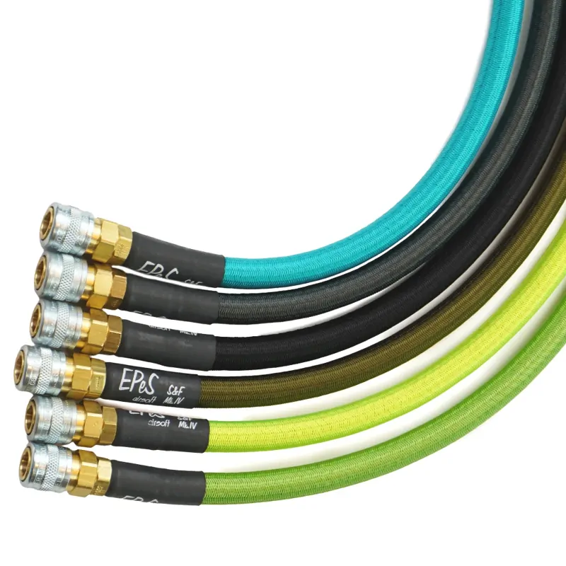 HPA S&F hose – female QD + 1/8NPT – 100cm HPA S&F hose – female QD + 1/8NPT – 100cm