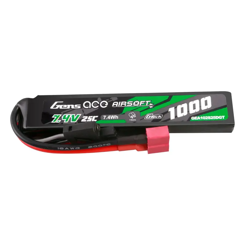 Li-Pol Battery 2S 7,4V 1000mAh 25C - Gens Ace